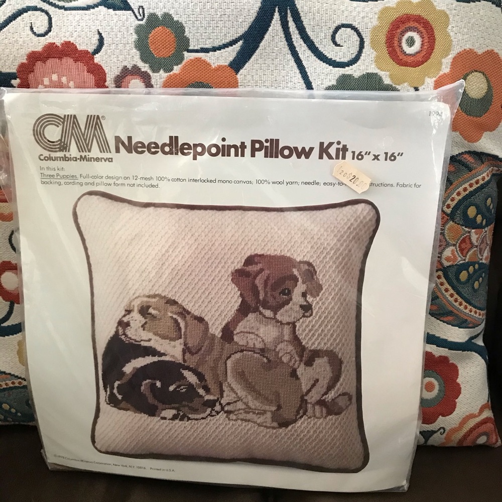 🧧🧧Vintage  Columbia Minerva Needlepoint🥰